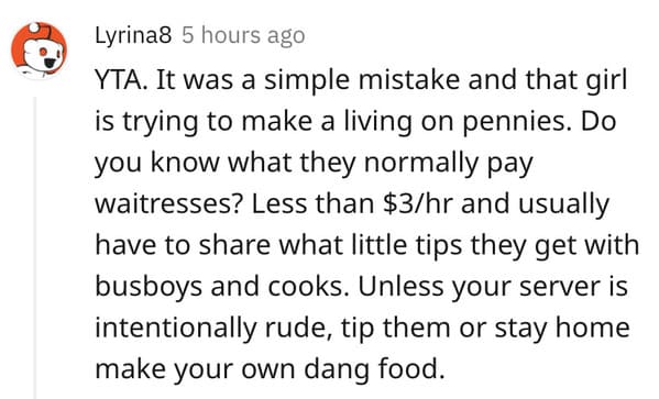 nta not the asshole, guy coffee spilled on crotch by waitress, reddit forum debate