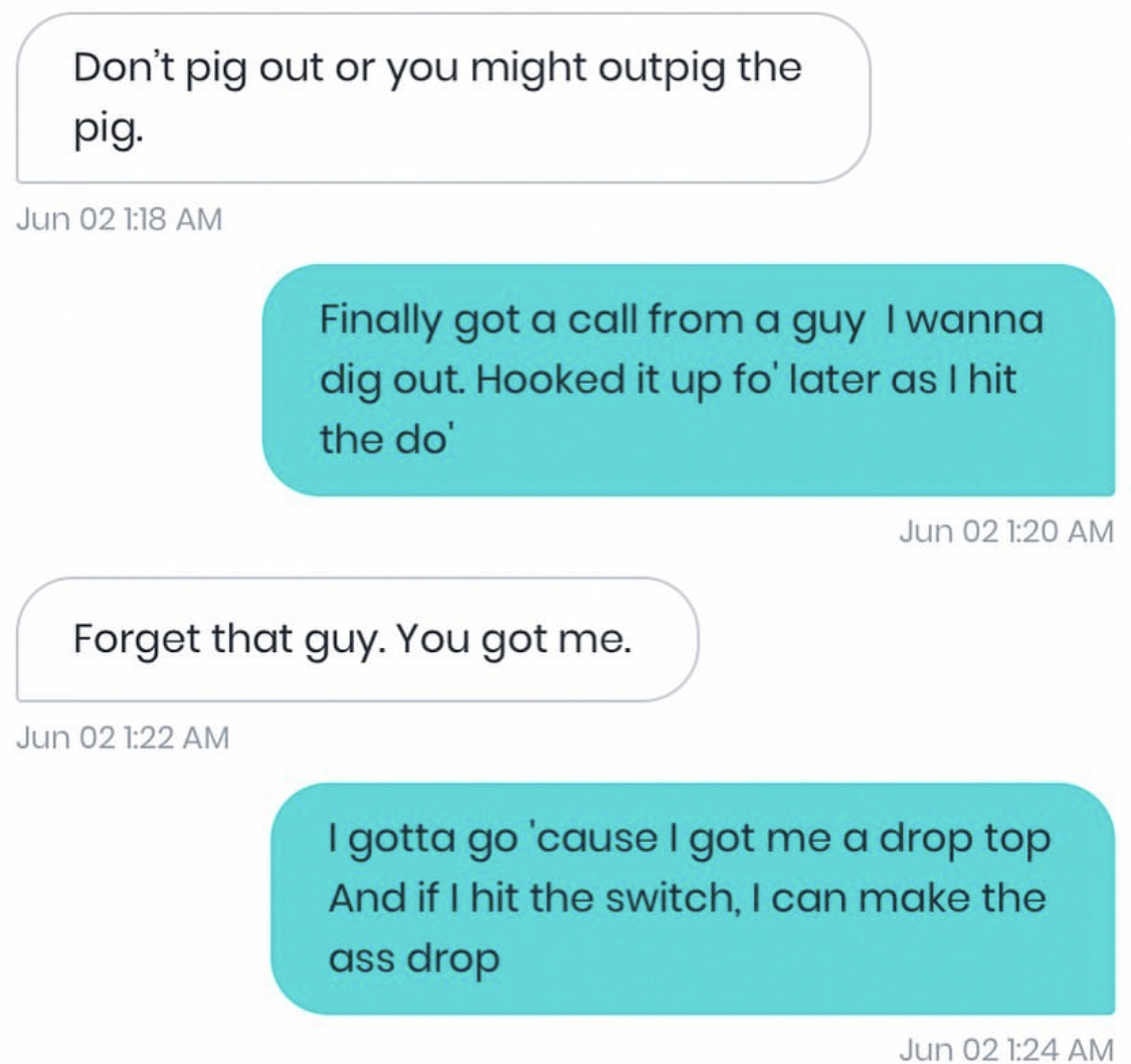 Comedian trolls men online in dating apps, Adrienne Iapalucci, dark things said on dating app, tinder trolls, OKstupid143, Instagram comedy, lol, funny screenshots of tinder convos, text conversations, hilarious trolling of men, stupid men on dating apps, funny, jokes, comedy