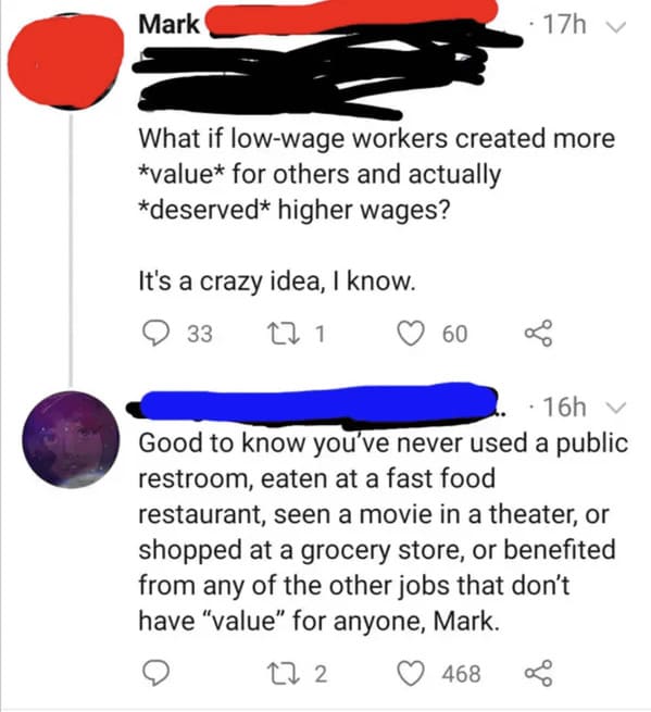 Bad arguments about increasing the minimum wage, confidently incorrect, dumb statements about wage increases, capitalism, poverty, socialism, lol