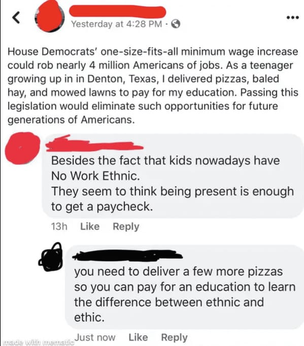 Bad arguments about increasing the minimum wage, confidently incorrect, dumb statements about wage increases, capitalism, poverty, socialism, lol