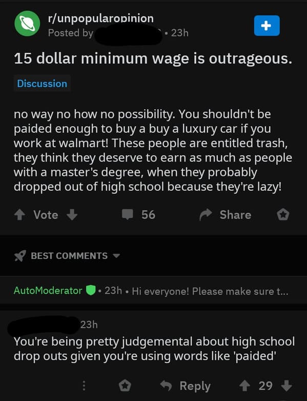 Bad arguments about increasing the minimum wage, confidently incorrect, dumb statements about wage increases, capitalism, poverty, socialism, lol