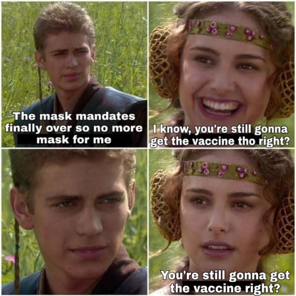 Funny for the better right Star Wars memes, the Anakin and padme meme, funny prequel memes, Star Wars jokes, lol, hilarious dark memes