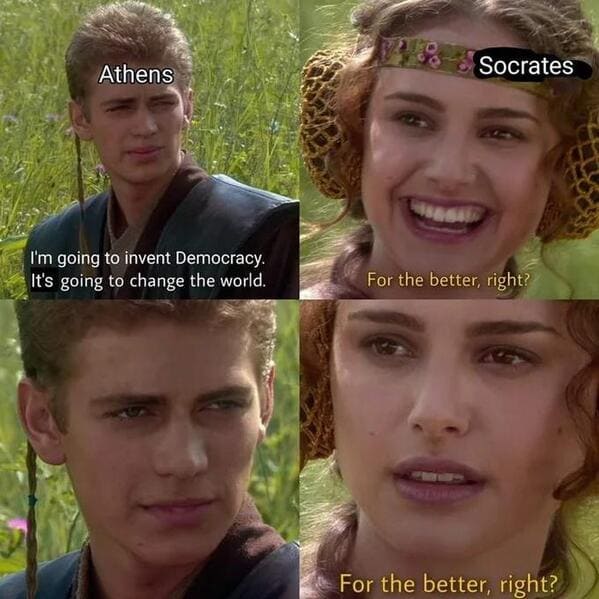 Funny for the better right Star Wars memes, the Anakin and padme meme, funny prequel memes, Star Wars jokes, lol, hilarious dark memes