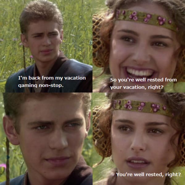 Funny for the better right Star Wars memes, the Anakin and padme meme, funny prequel memes, Star Wars jokes, lol, hilarious dark memes