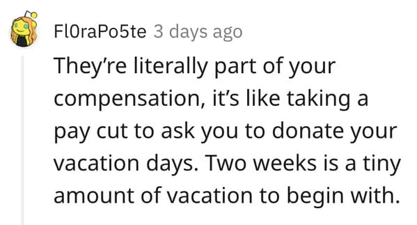 Woman asks if she’s the asshole to not give up vacation days, single woman versus pregnant woman vacation days AITA, American workers, sad, funny, Reddit question