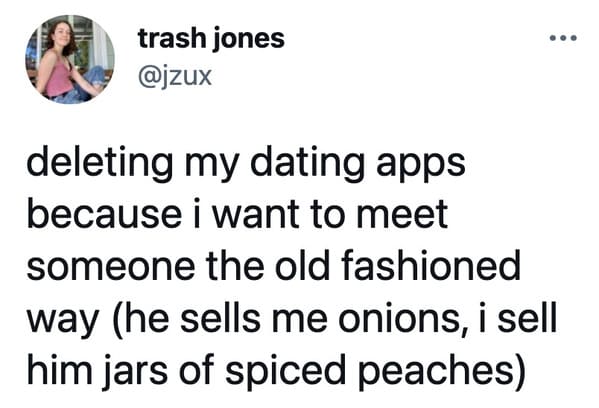 Funny dating app memes, jokes about Tinder, Lol, marriage, love, relationships, tweets, twitter observations about married life and dating, hinge, bumble, bad tinder profiles