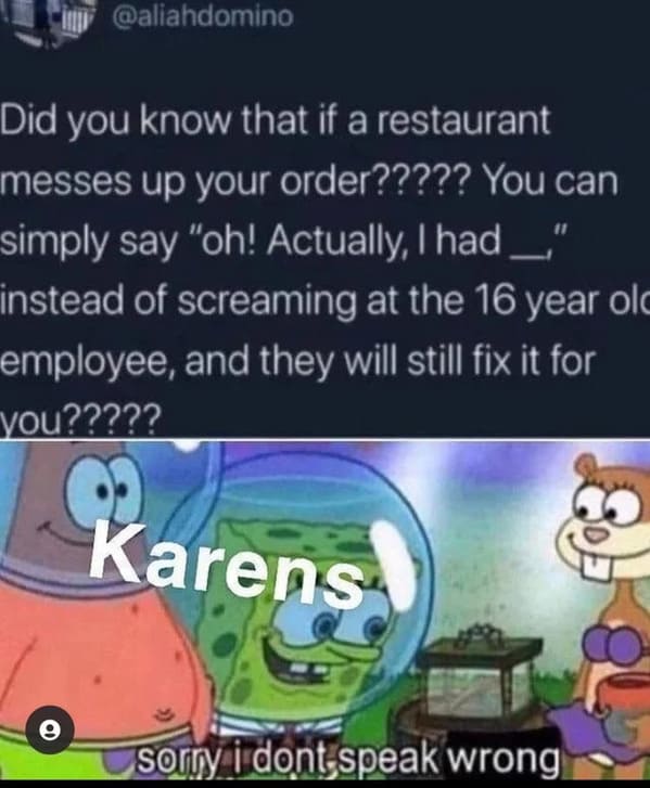 Funny Karen roasts, roasting Karens, jokes about the name Karen, reddit, r fuckyoukaren, entitled people, rude women, jokes, lol, humor, funny
