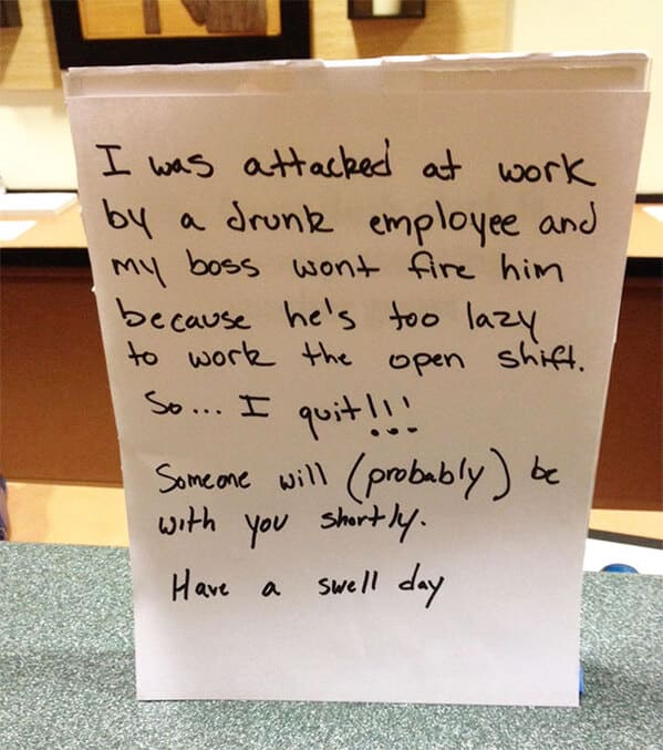 Funny people who quit their jobs in creative ways, funny pictures of people quitting their job, bad bosses, I quit cake, lol, reddit