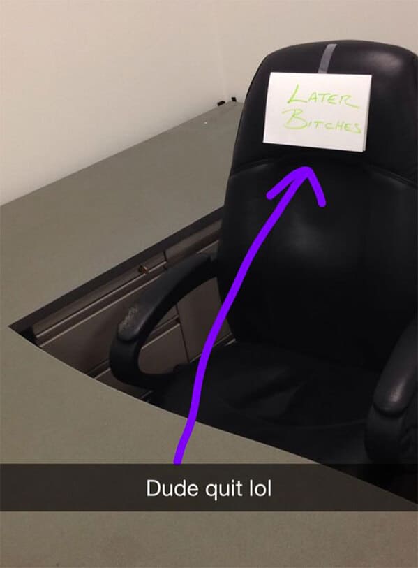 Funny people who quit their jobs in creative ways, funny pictures of people quitting their job, bad bosses, I quit cake, lol, reddit