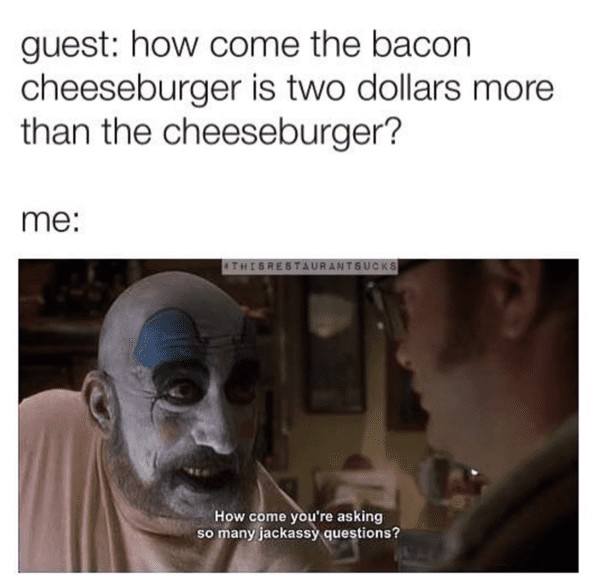 server meme - why is bacon more expensive?