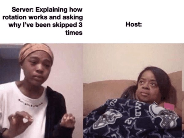server meme - server vs host