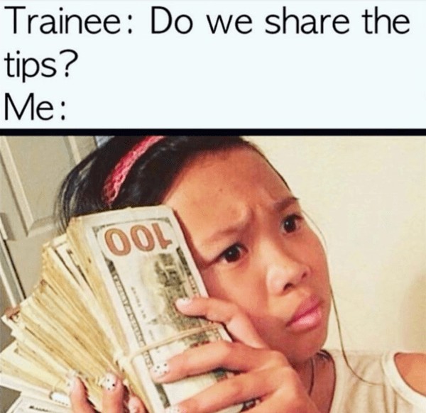 server meme - do we share tips?