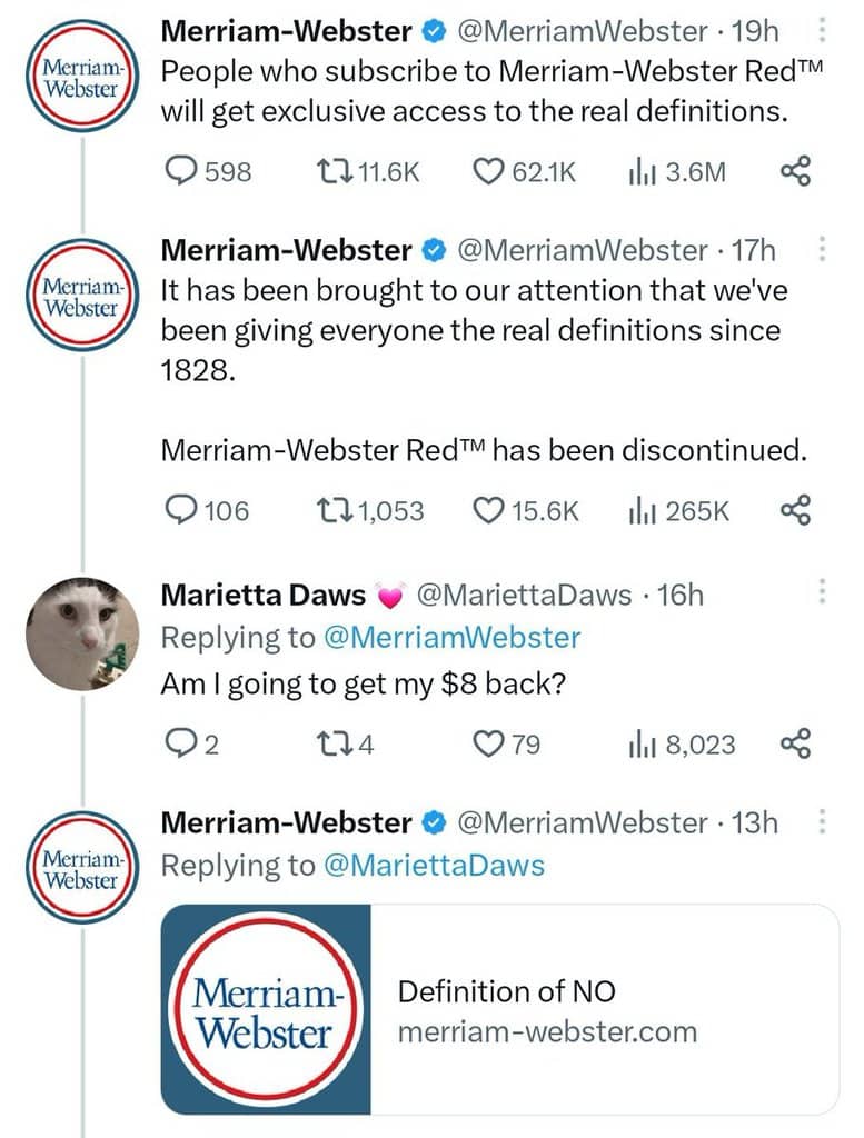 merriam webster trolls - definition of no