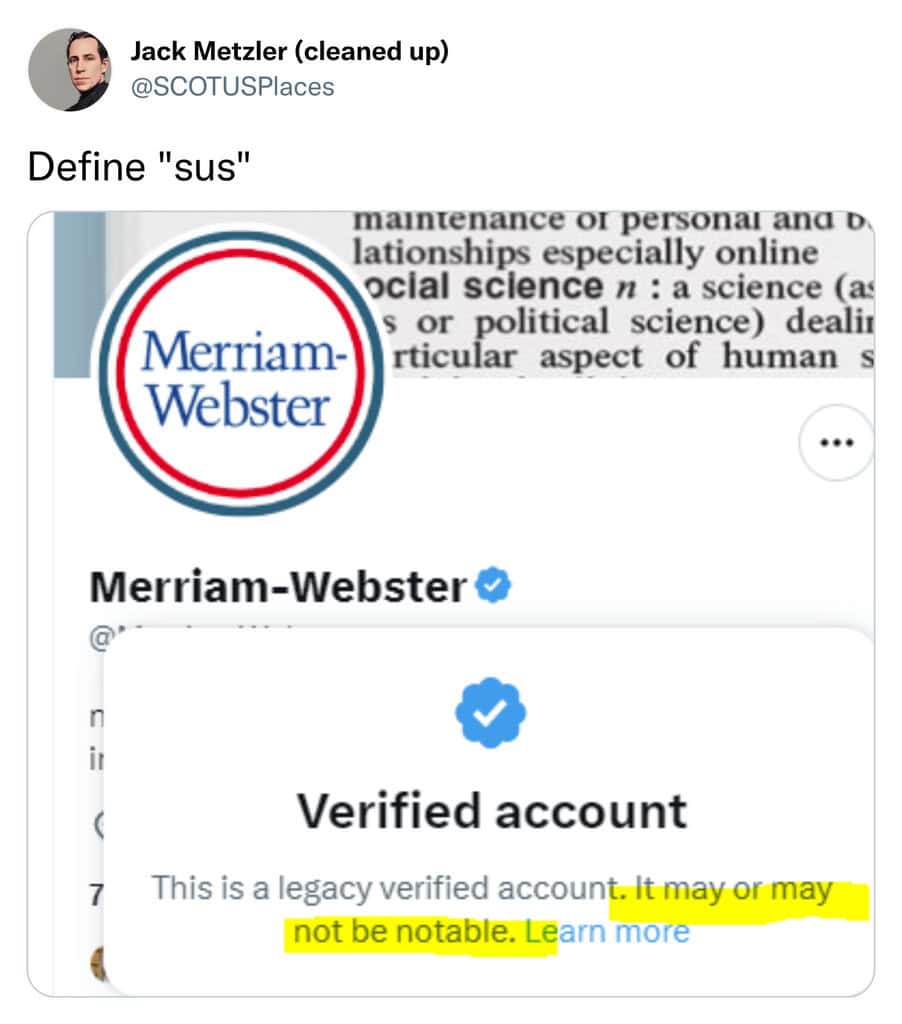 merriam webster trolls - define sus