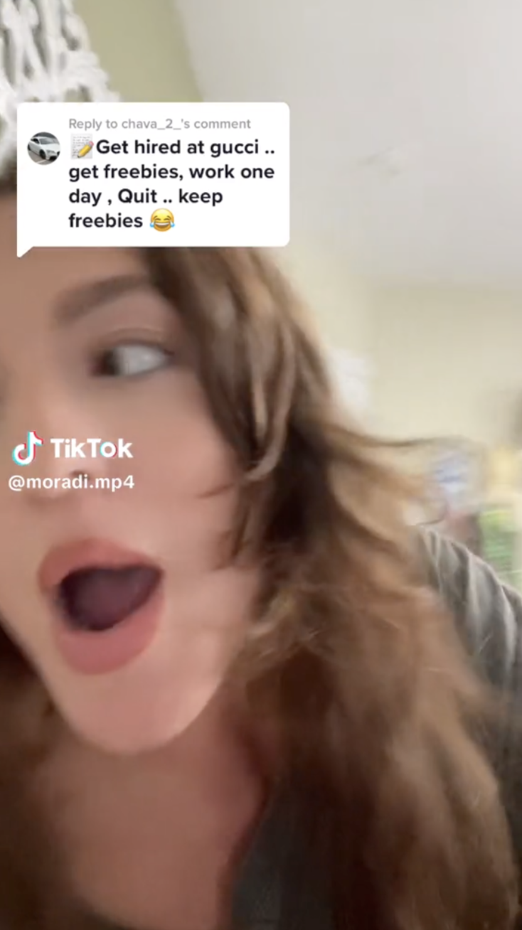 Woman reveals how Gucci fired her because of viral TikTok about freebies -  Dexerto