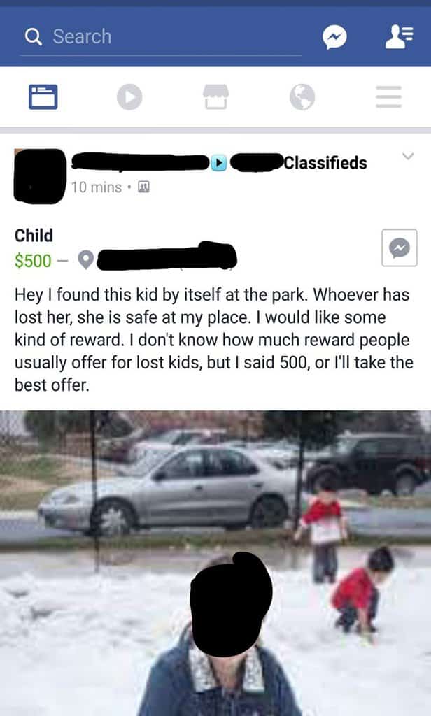 unhinged boomer post - I found this kid by itself at the park