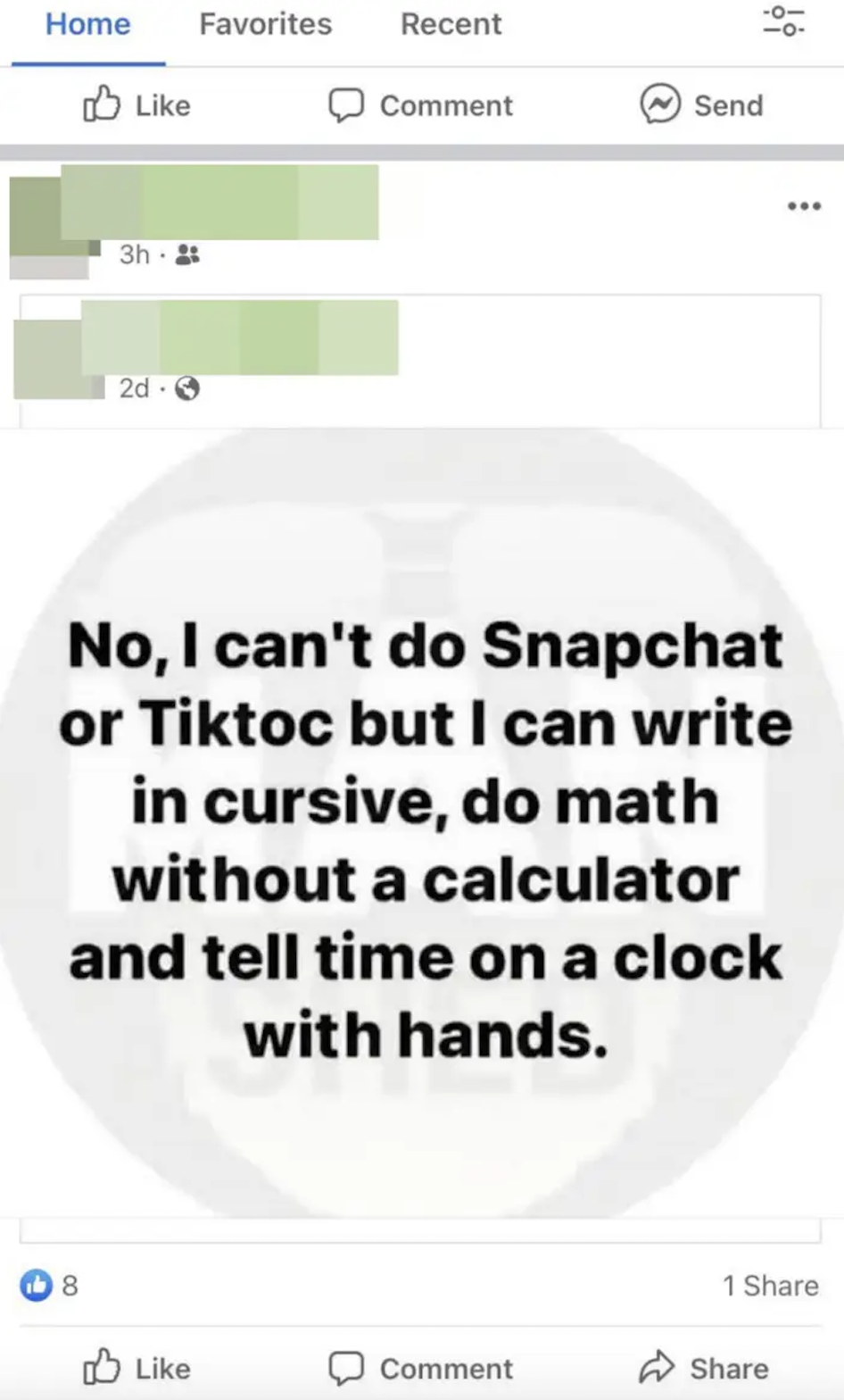 unhinged boomer post - no, I can't do snapchat of tiktok